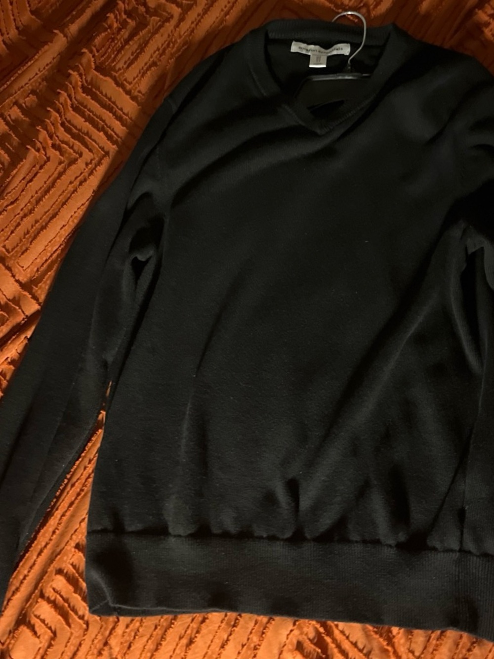 Amazon Essentials Men's Black Crewneck Pullover Sweater
